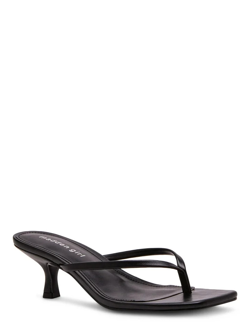 Madden Girl Women's Charlene Thong 2 inch Kitten Heel Sandal | Walmart (US)