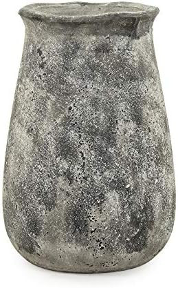ZENTIQUE Distressed Vase, One Size, Grey, White | Amazon (US)