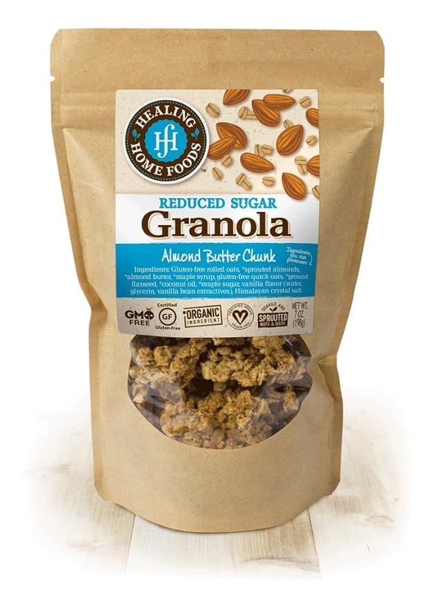 Reduced Sugar Almond Butter Chunk Granola | Amazon (US)