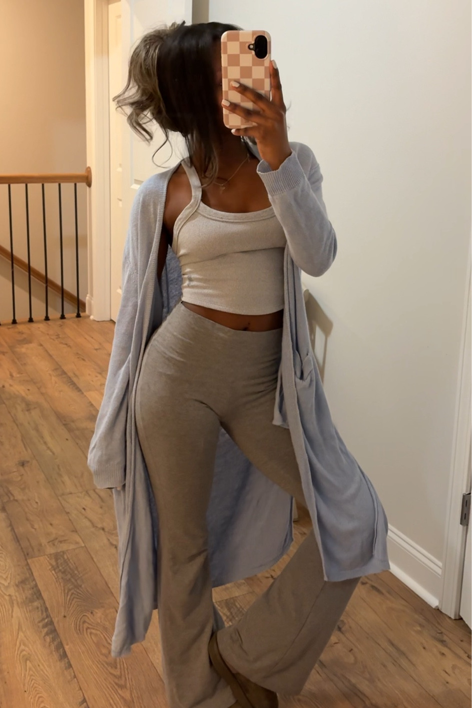 
The best outfit for lounging around 🧸 Polo Ralph Lauren cardigan, Free people cami, flare yoga pants and uggs! 

#LTKgrwm #LTKootd #LTKdayinmylife