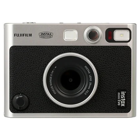 FUJIFILM INSTAX MINI EVO Hybrid Instant Camera | Black | Walmart (US)