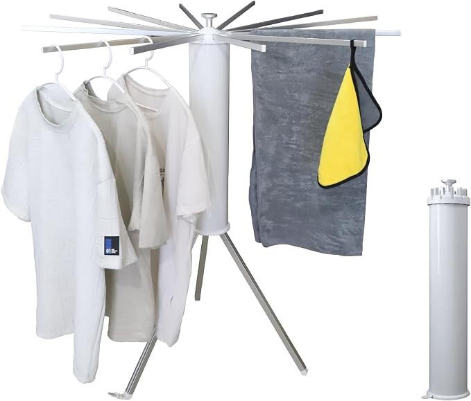 Clothes Drying Rack Tripod,Laundry Hanger Dryer Rack,Portable Foldable Drying Rack-Drying Rack Cl... | Amazon (US)
