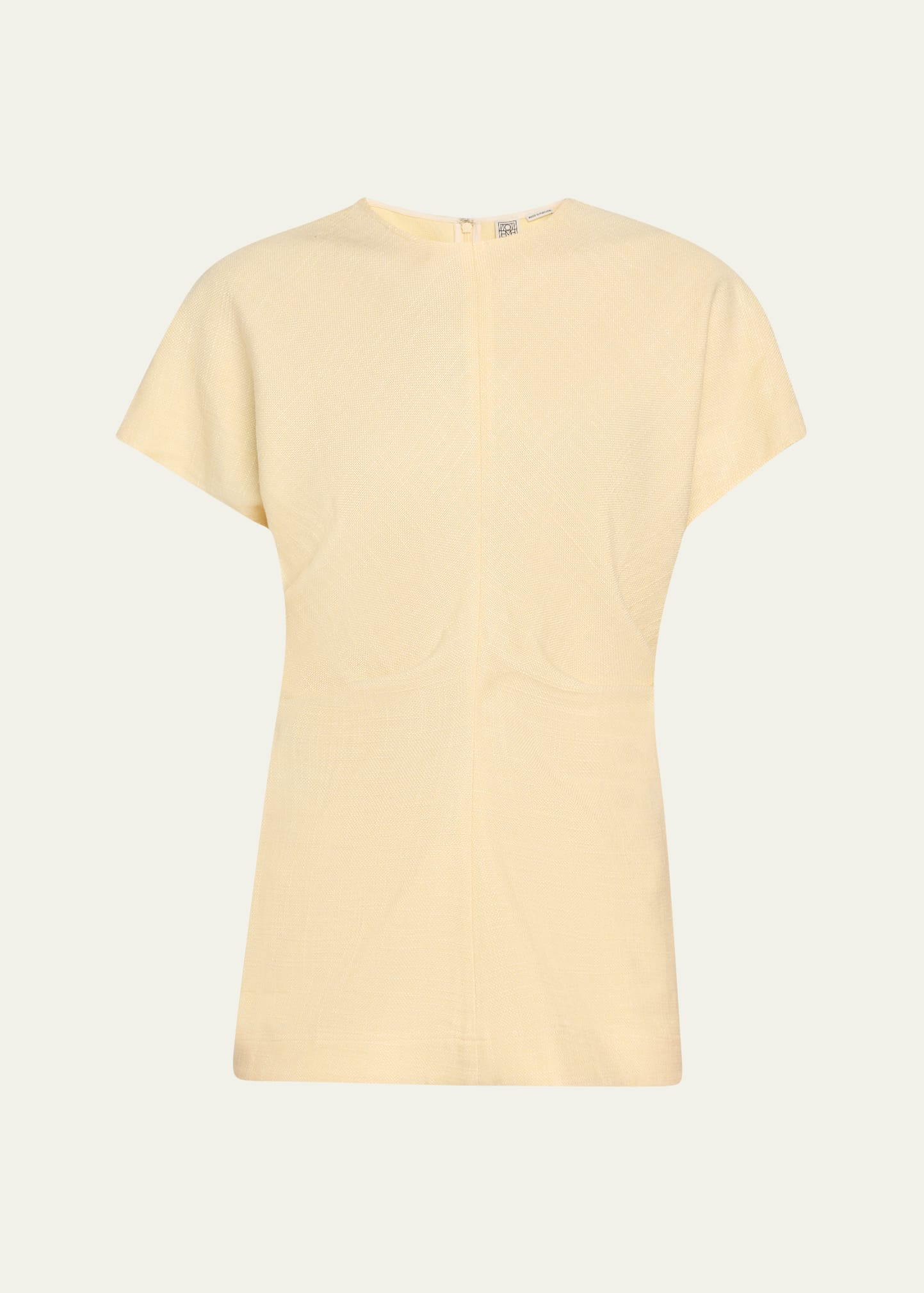 Toteme Slouch Waist Short-Sleeve Top | Bergdorf Goodman
