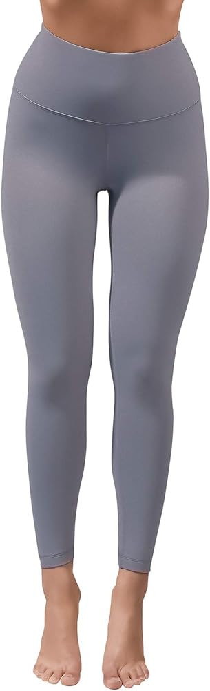 90 Degree By Reflex Ankle Length High Waist Power Flex Leggings - 7/8 Tummy Control Yoga Pants | Amazon (US)