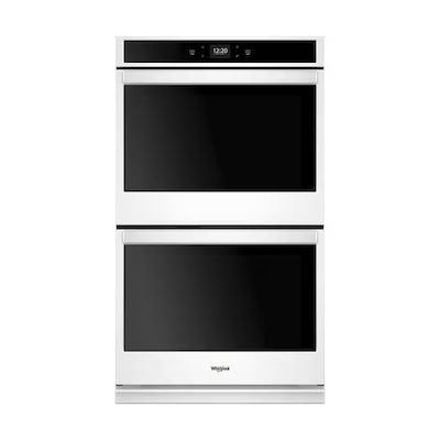 Whirlpool Smart 30-in Smart Double Electric Wall Oven (White) | Lowe's