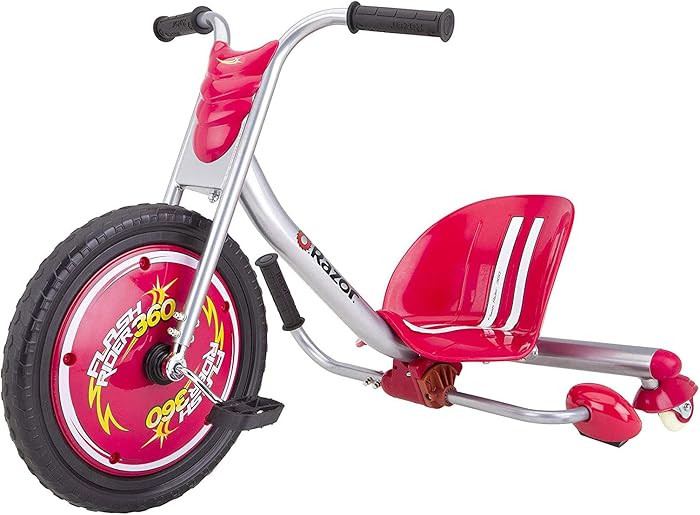 Razor FlashRider 360 Caster Trike for Kids Ages 6+ - Replaceable Spark cartridges, Lightweight, M... | Amazon (US)