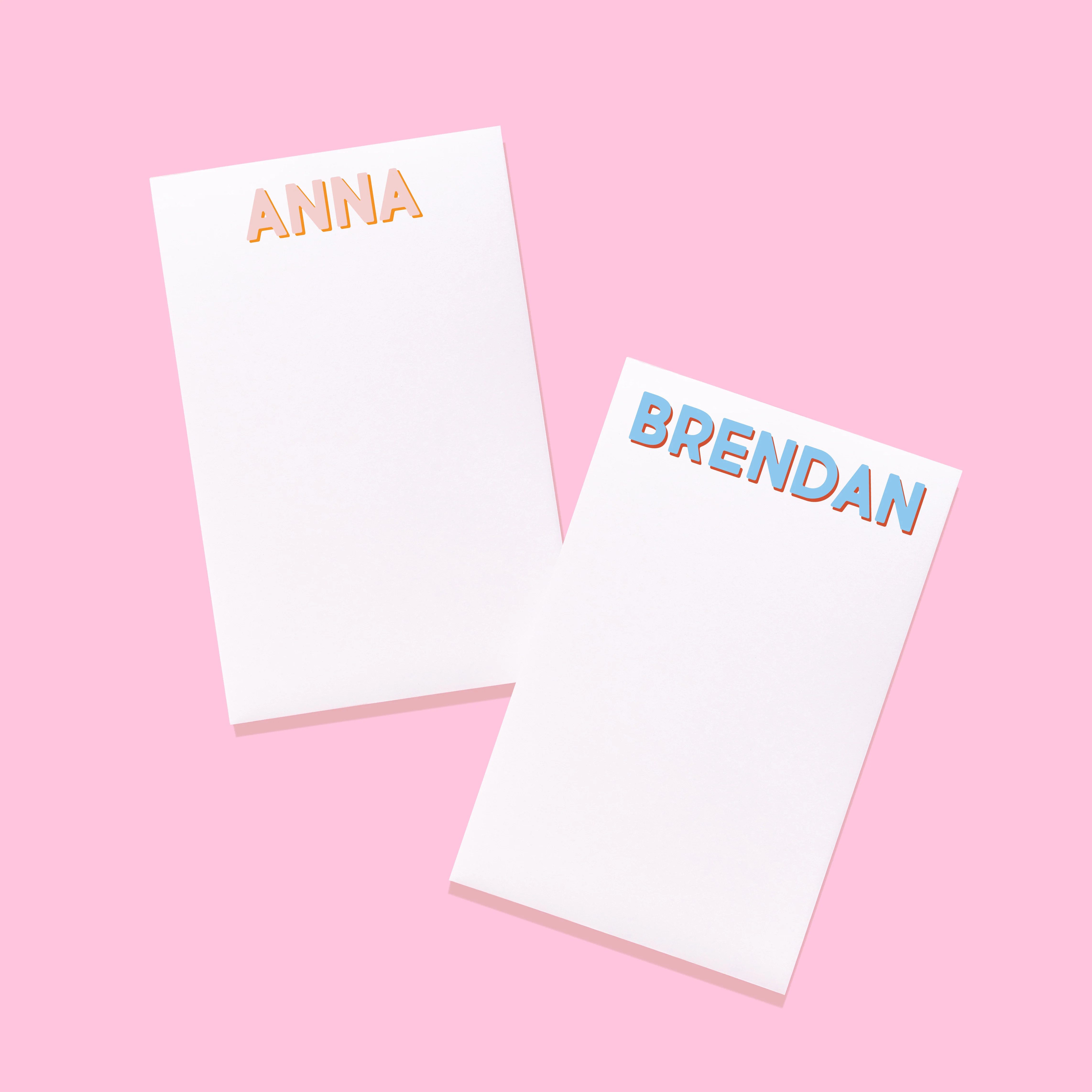 Modern Classics First Name Notepad | Joy Creative Shop