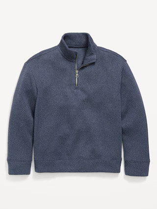 Sweater-Fleece Quarter-Zip for Boys | Old Navy (US)