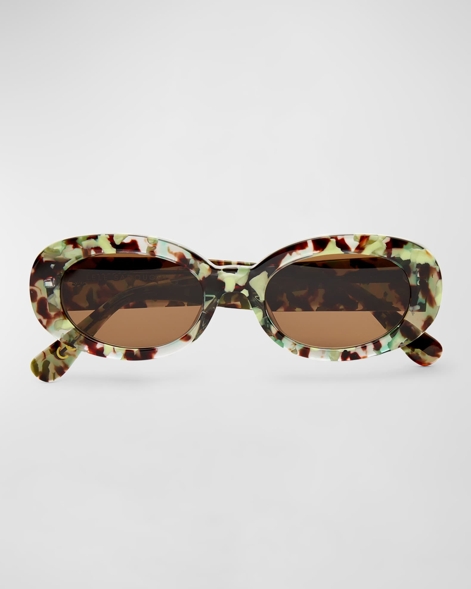 Oceanside Acetate Oval Sunglasses | Neiman Marcus