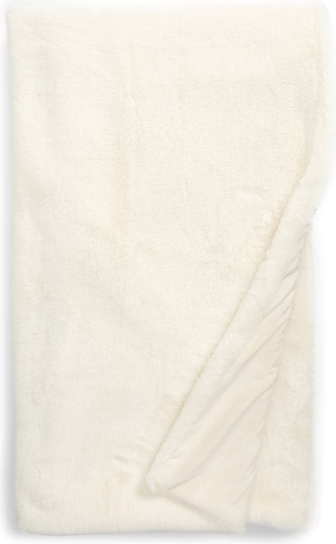 Recycled Faux Fur Throw Blanket | Nordstrom