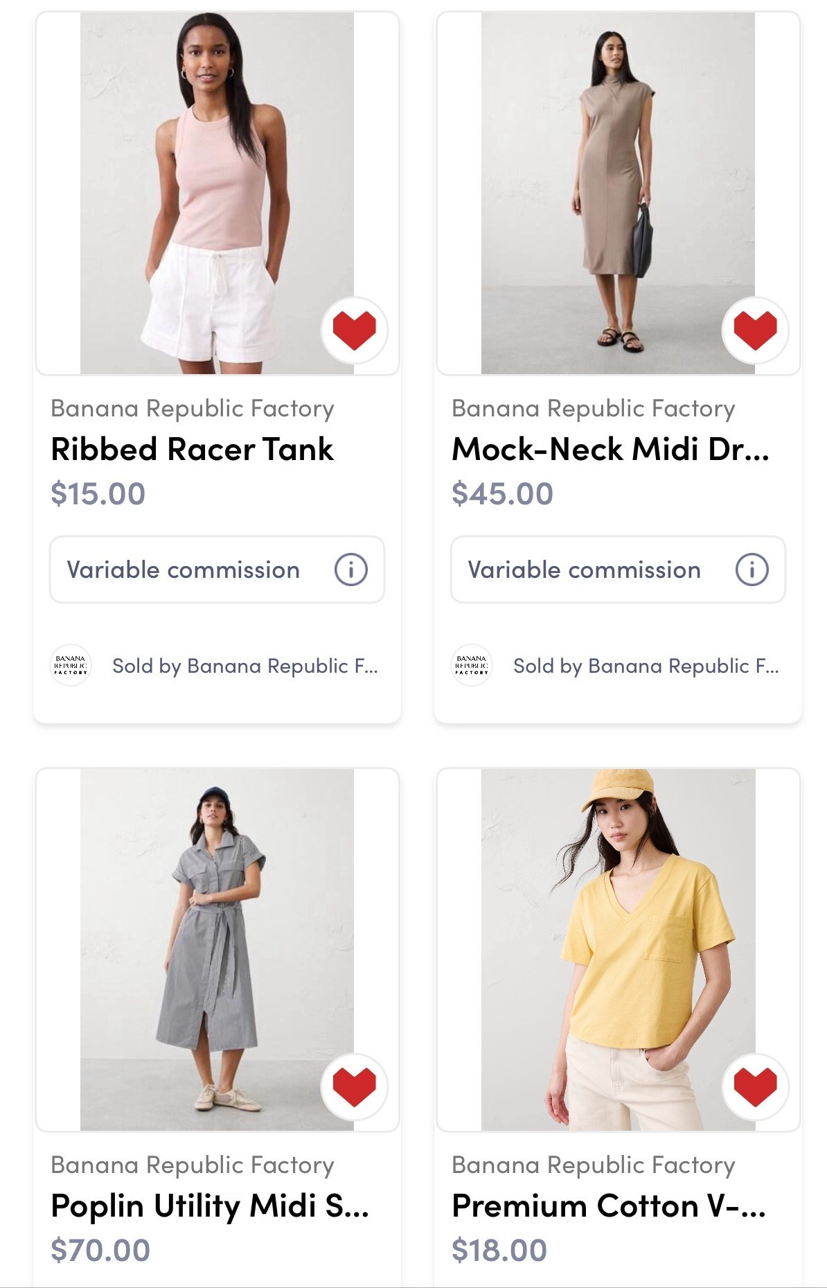 Banana republic factory