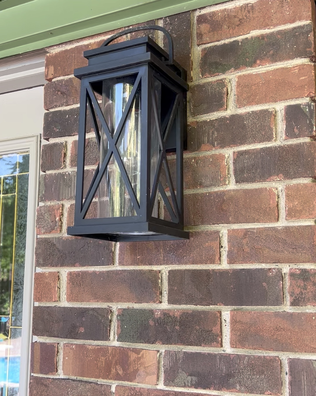 Loving these outdoor farmhouse style outdoor lights… Switching out lights can make such a huge difference and it does not have to cost you a fortune. My husband installed these easily and they have been such a nice addition.