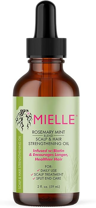 Mielle Organics Rosemary & Mint Hair Oil - Strengthening Biotin Oil Infused Frizzy & Damaged Hair... | Amazon (US)