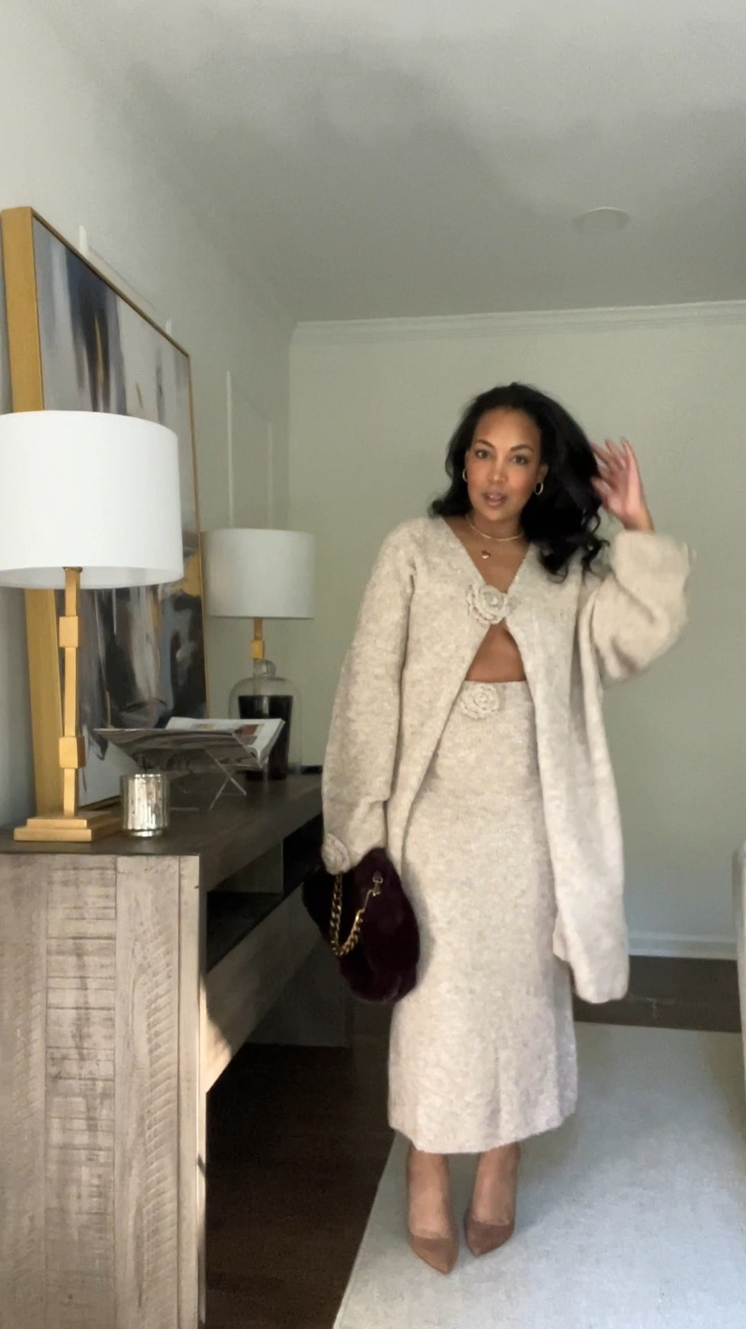 30 days, 30 outfits: Day 2 - trying out potential birthday outfits and I forgot I got this for love and lemons knit set two years ago and never wore it! i love how it’s oversized, cozy but still sexy! I’ve linked some knit sets I’m loving right now! 

#LTKVideo #LTKMidsize