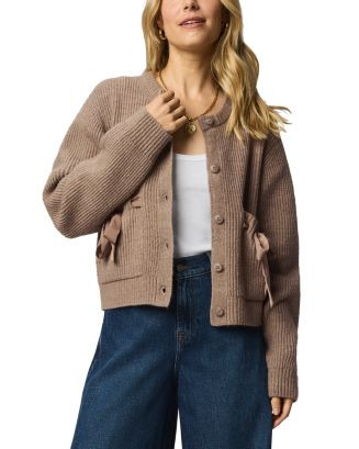 Stassi Satin Tie Cardigan | Bloomingdale's (US)