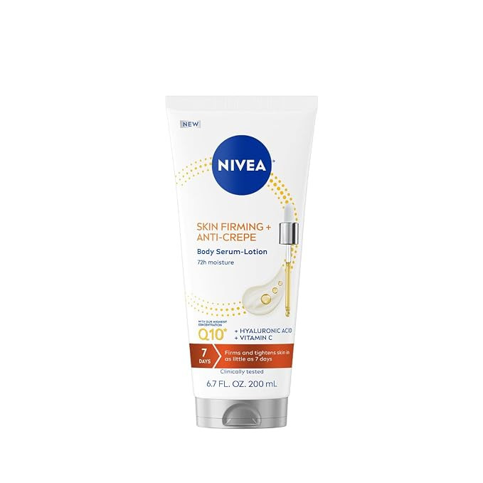 NIVEA Skin Firming & Anti Crepe Body Serum-Lotion with Q10, Hyaluronic Acid and Vitamin C, Skin F... | Amazon (US)