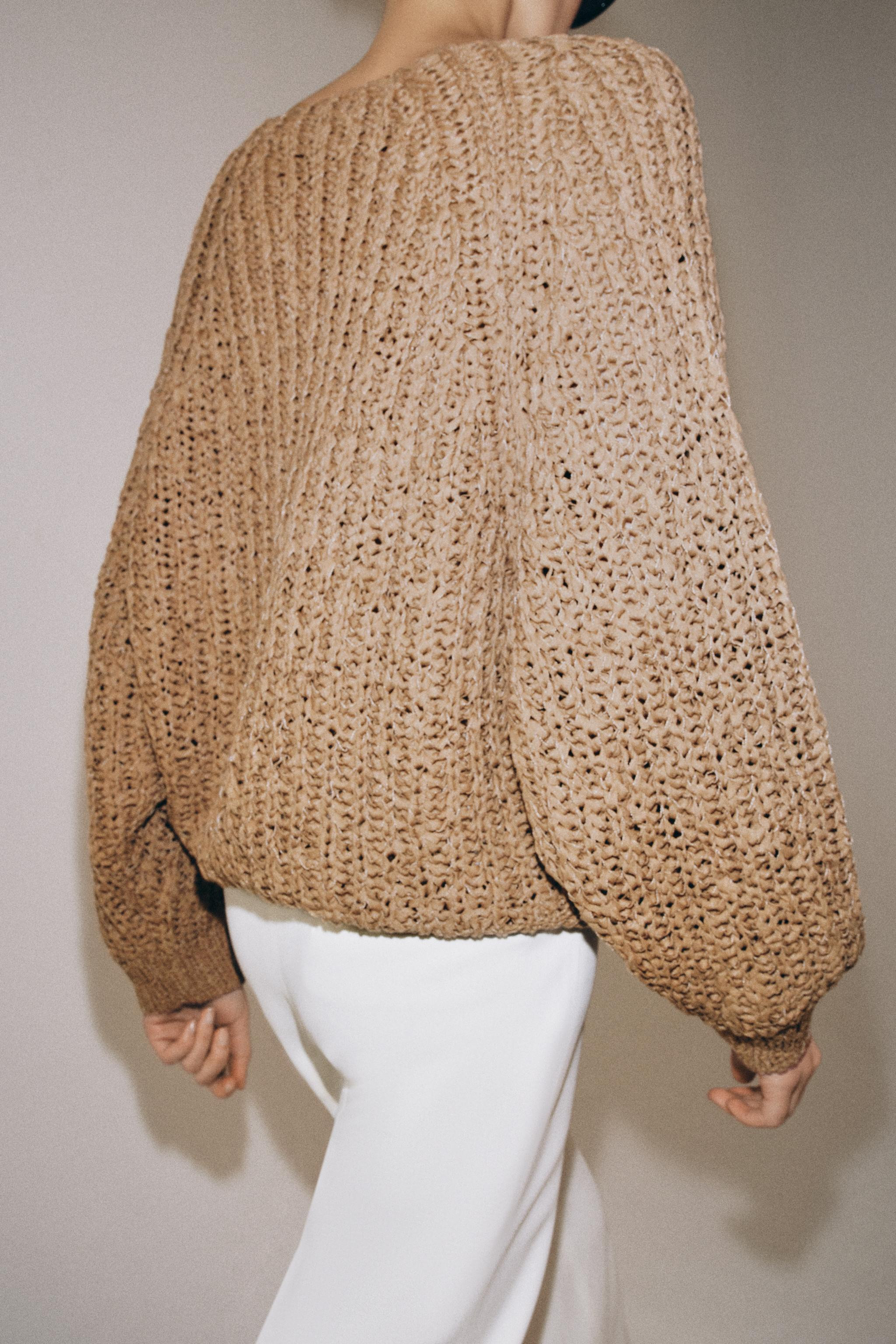 INTERTWINED RIBBON KNIT JUMPER | Zara US