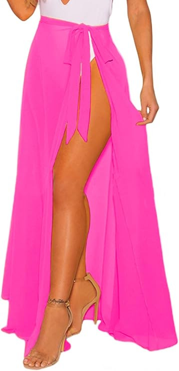 LIENRIDY Women's Swimsuit Cover Up Summer Beach Wrap Skirt Swimwear Bikini Cover-ups | Amazon (US)