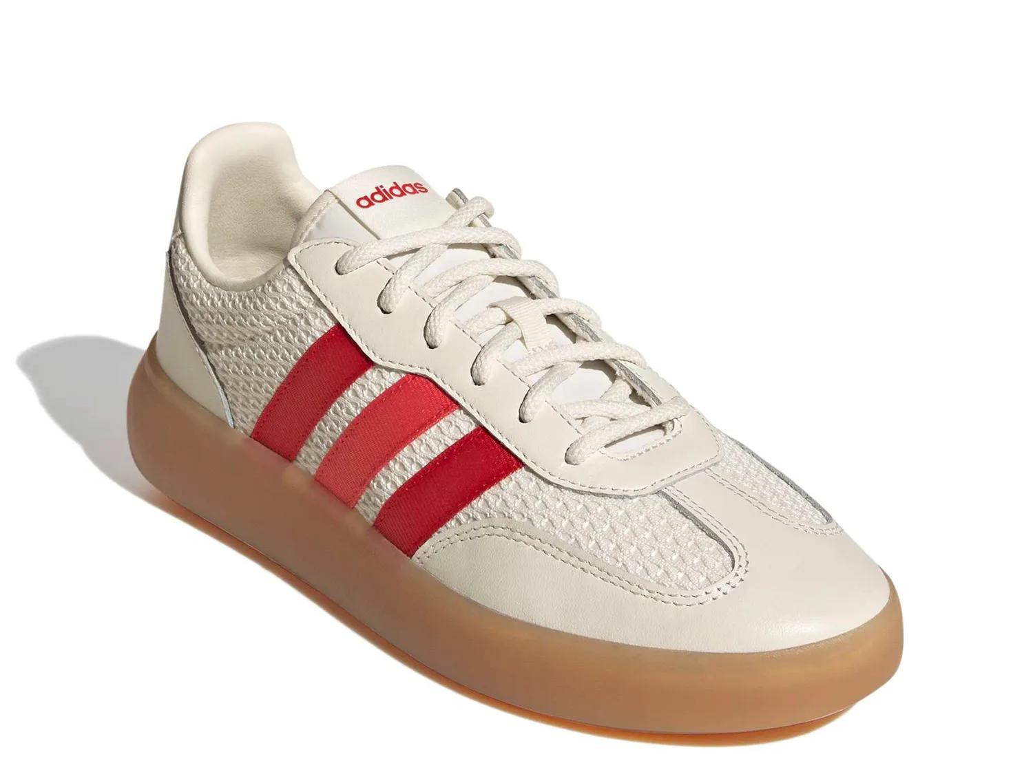 adidas Barreda Decode Sneaker | Women's | Cream/Red | Size 7.5 | Sneakers | DSW