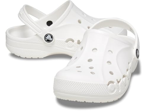 Crocs Via Clog, Slip-on Shoes for Kids and Toddlers, White, 4 US Unisex | Amazon (US)