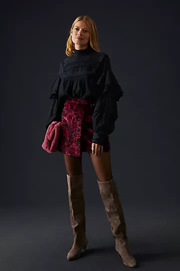 Pilcro Corduroy Mini Skirt | Anthropologie (US)