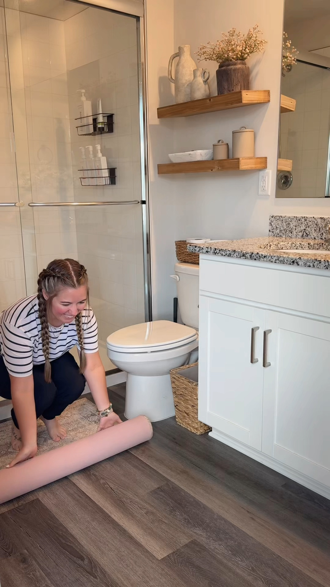 Simple + affordable bathroom styling 🤎 Sharing a few easy ways to make a small primary bathroom feel more cozy, elevated, and pulled together without spending a ton. Everything is linked!

🏷️ affordable bathroom decor, small bathroom ideas, small primary bathroom, bathroom styling, bathroom decor ideas, budget friendly home decor, neutral bathroom decor, cozy bathroom ideas, bathroom organization, simple bathroom decor

#LTKHome #LTKSeasonal
