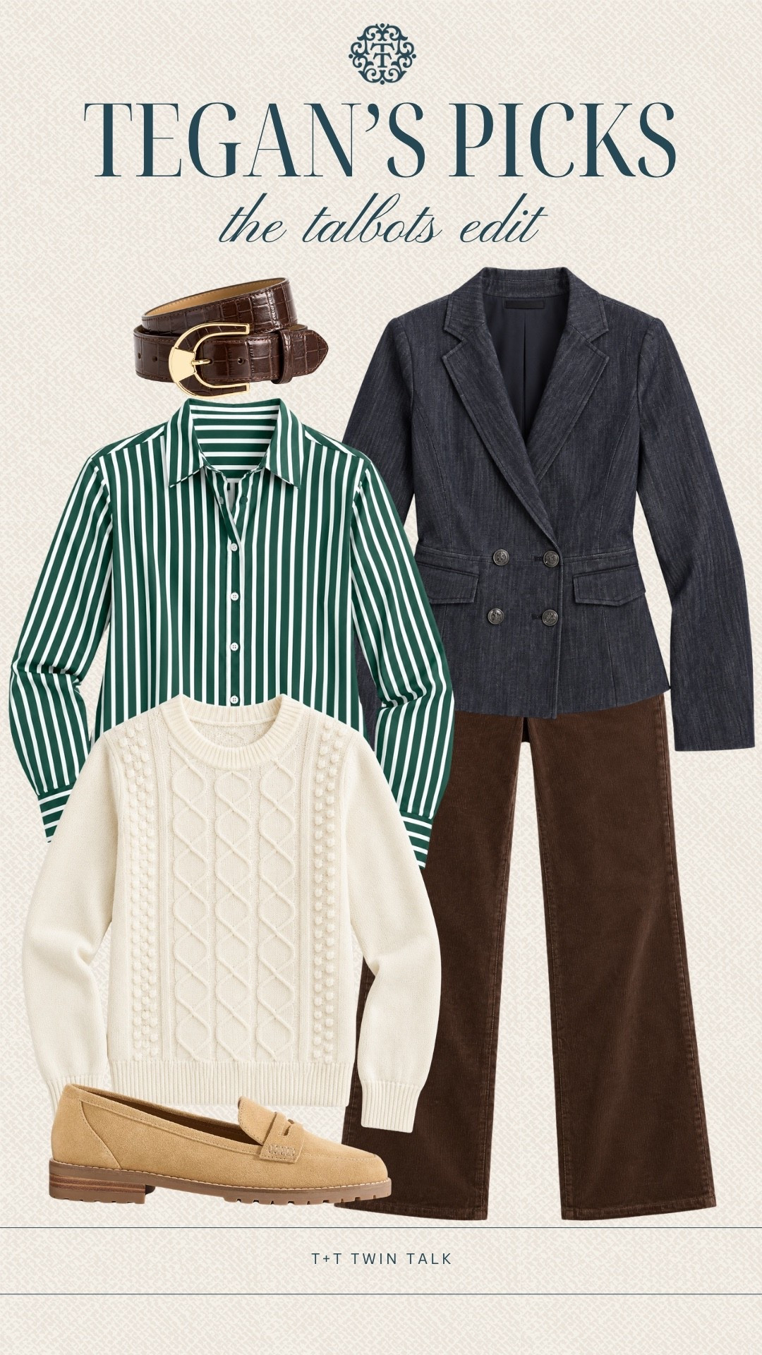 Talbots is SO good for classic fall style right now! 🤎🍂 We’re loving Tegan’s picks—from the chocolate corduroy and cozy cable knit to the striped button-down and polished blazer. These are the kind of timeless pieces that make getting dressed for fall so easy!
#LTKSeasonal #LTKOver40 #LTKMidsize #FallFashion #FallOutfit #TalbotsStyle