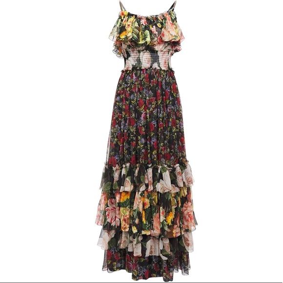 Dolce & Gabbana Floral Maxi Dress | Poshmark