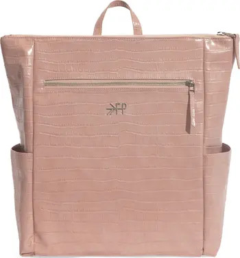 Minimal Water Resistant Faux Leather Diaper Backpack | Nordstrom