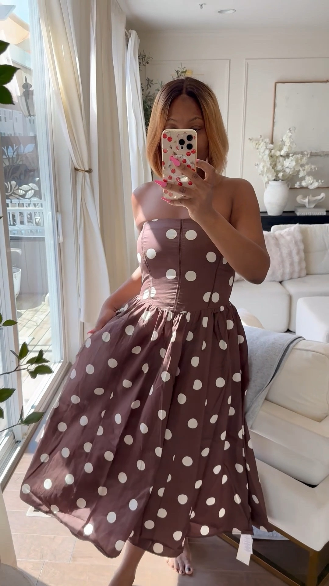 This brown polka dot is giving pretty woman vibes and I love it 

#LTKMidsize