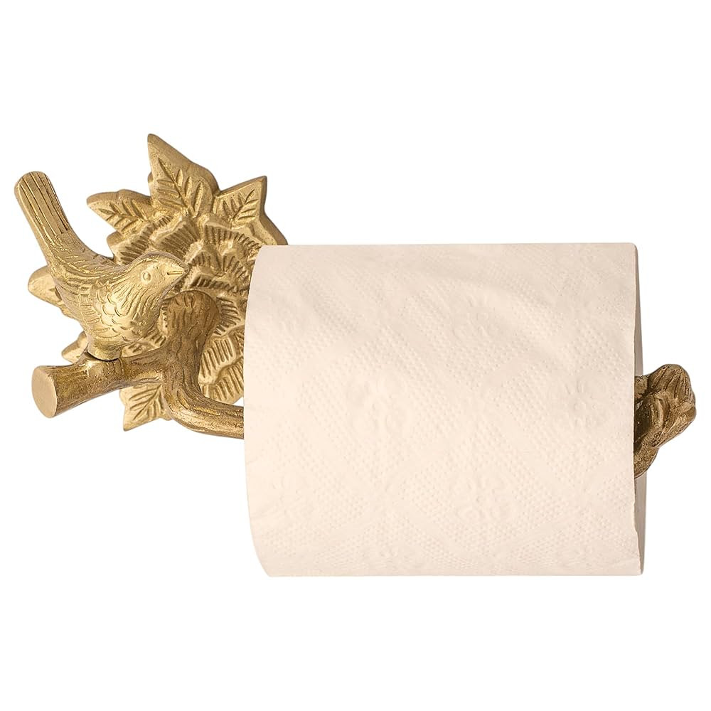 STYLENT Decor Solid Brass Bird Antique Toilet Paper Roll Holder Bathroom Accessories Retro Toilet... | Amazon (US)