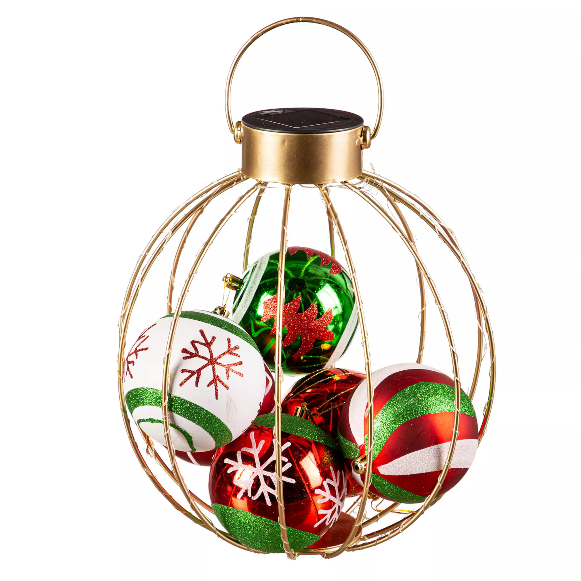 Evergreen Enterprises Solar Round Ornament Lantern Outdoor Decor | Kohl's