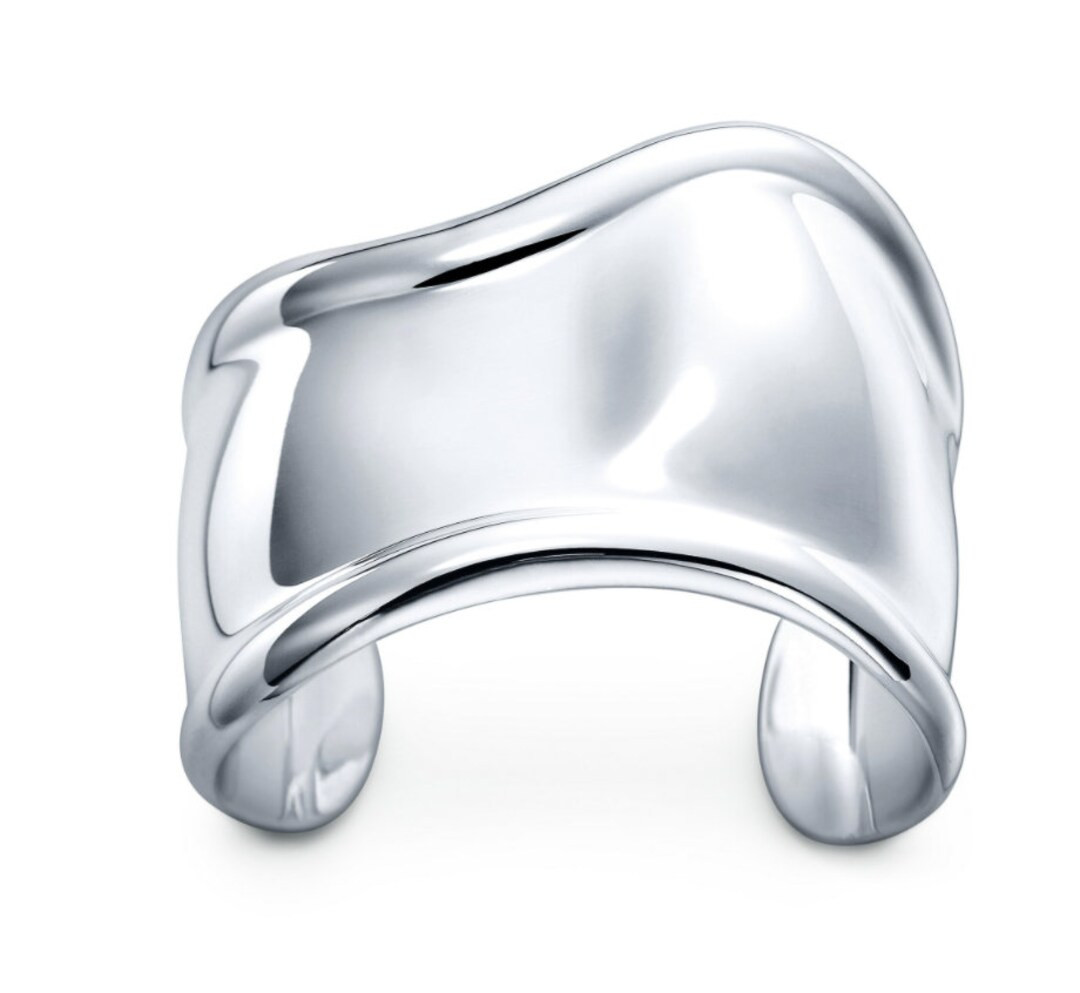 Elsa Peretti for Tiffany Bone Cuff Silver Small Right - Etsy | Etsy (US)