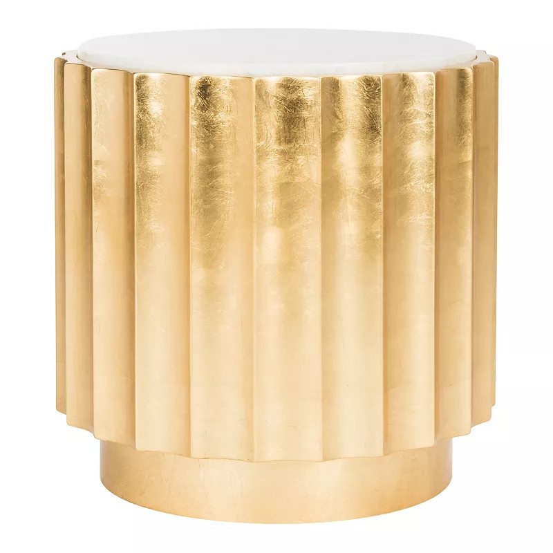 Safavieh Elodie Gold Side Table, Giotto Shale | Kohl's