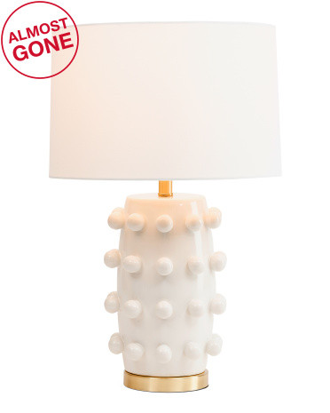 26in Dot Ceramic Textured Table Lamp | TJ Maxx