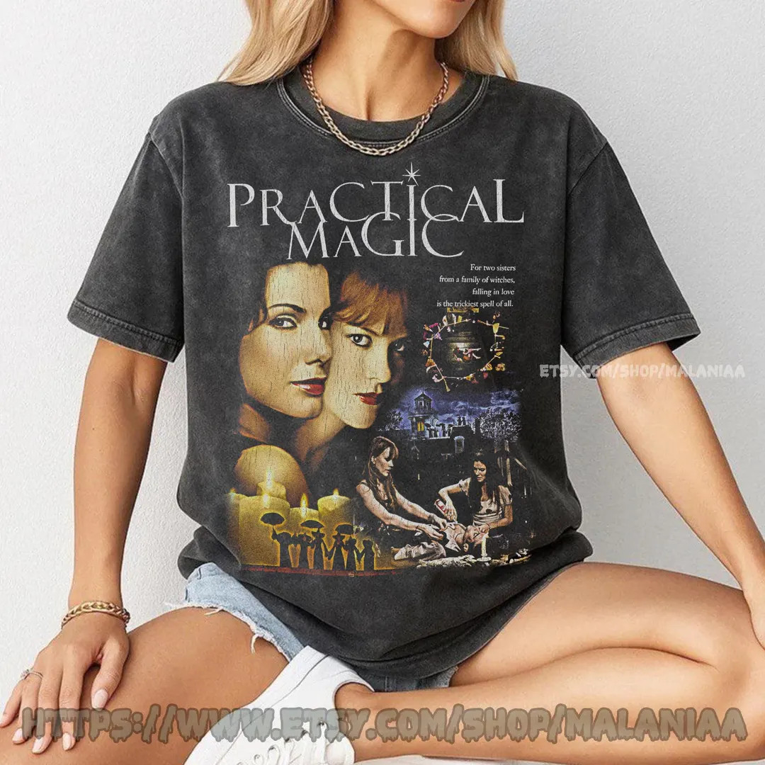 Comfort Colors Practical Magic 1998 Shirt, Practical Magic Horror Movie Halloween T-shirt, - Etsy | Etsy (Global)