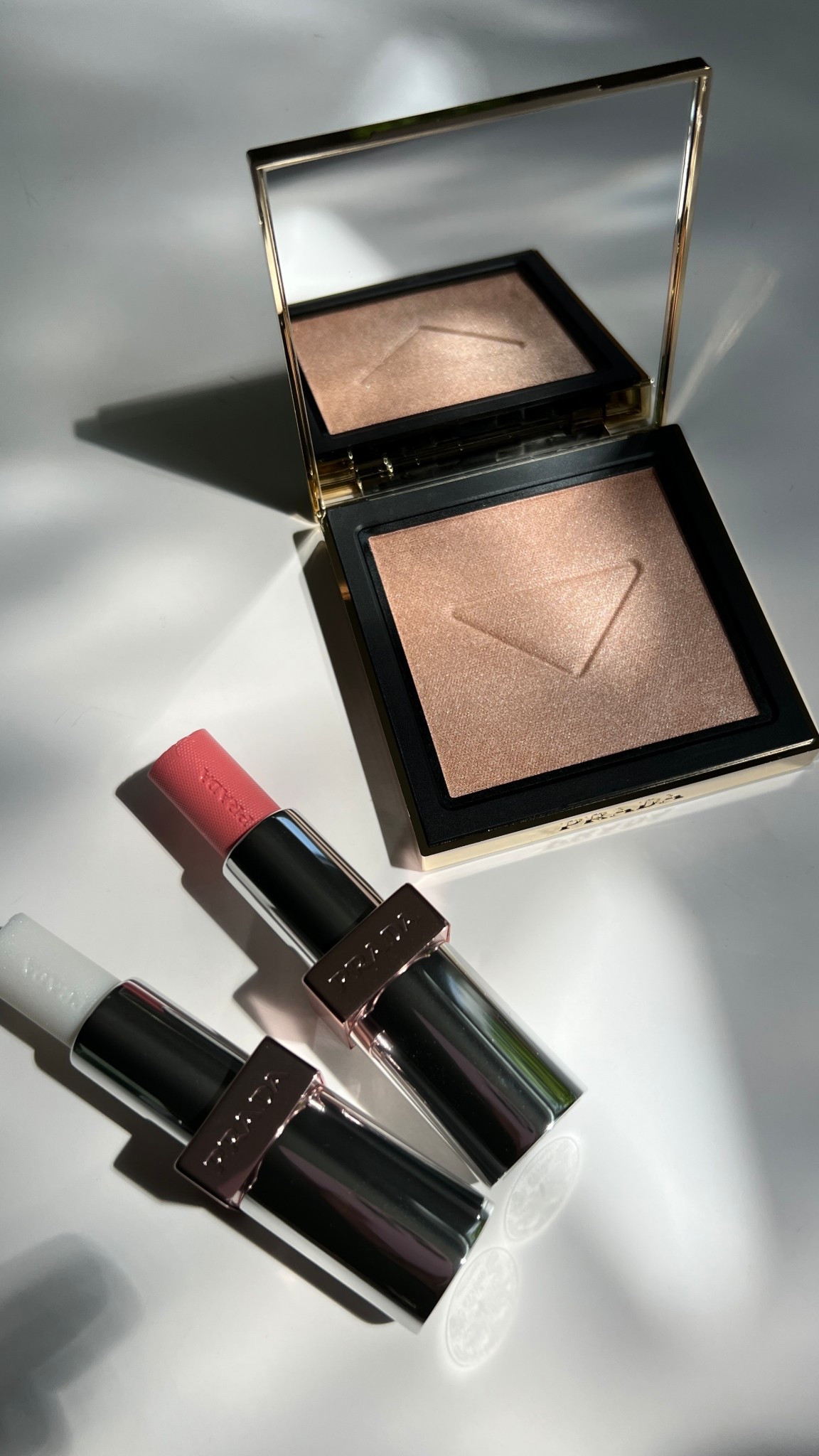 New glowing Prada Beauty products 