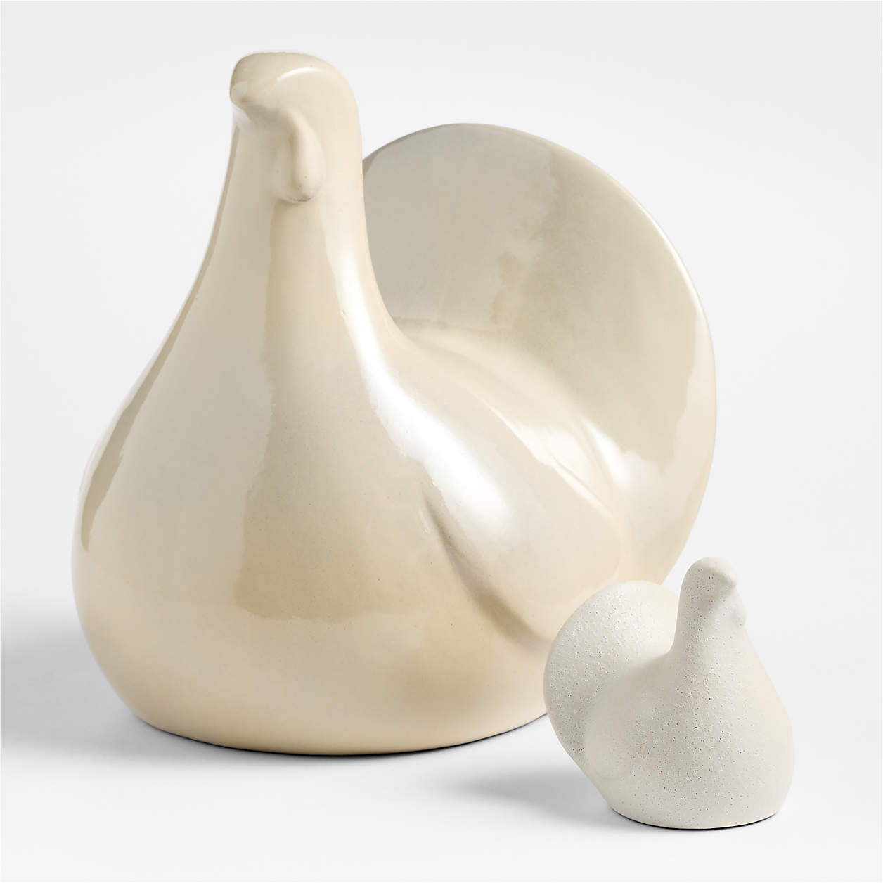 Harvest Large Ceramic Turkey + Reviews | Crate & Barrel | Crate & Barrel