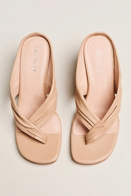 Silent D Febbe Thong Wedge Heels | Anthropologie (US)