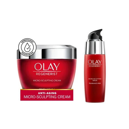 Olay Regenerist Moisturizer and Face Serum Set Skin Care Bundle | Walmart (US)