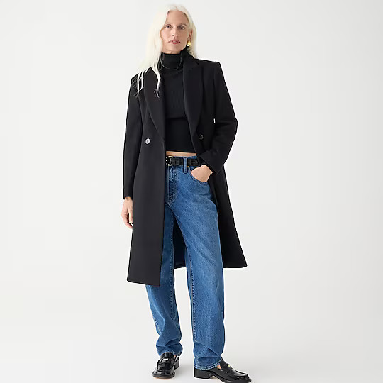 Petite Mirabelle topcoat in Italian wool-cashmere | J. Crew US