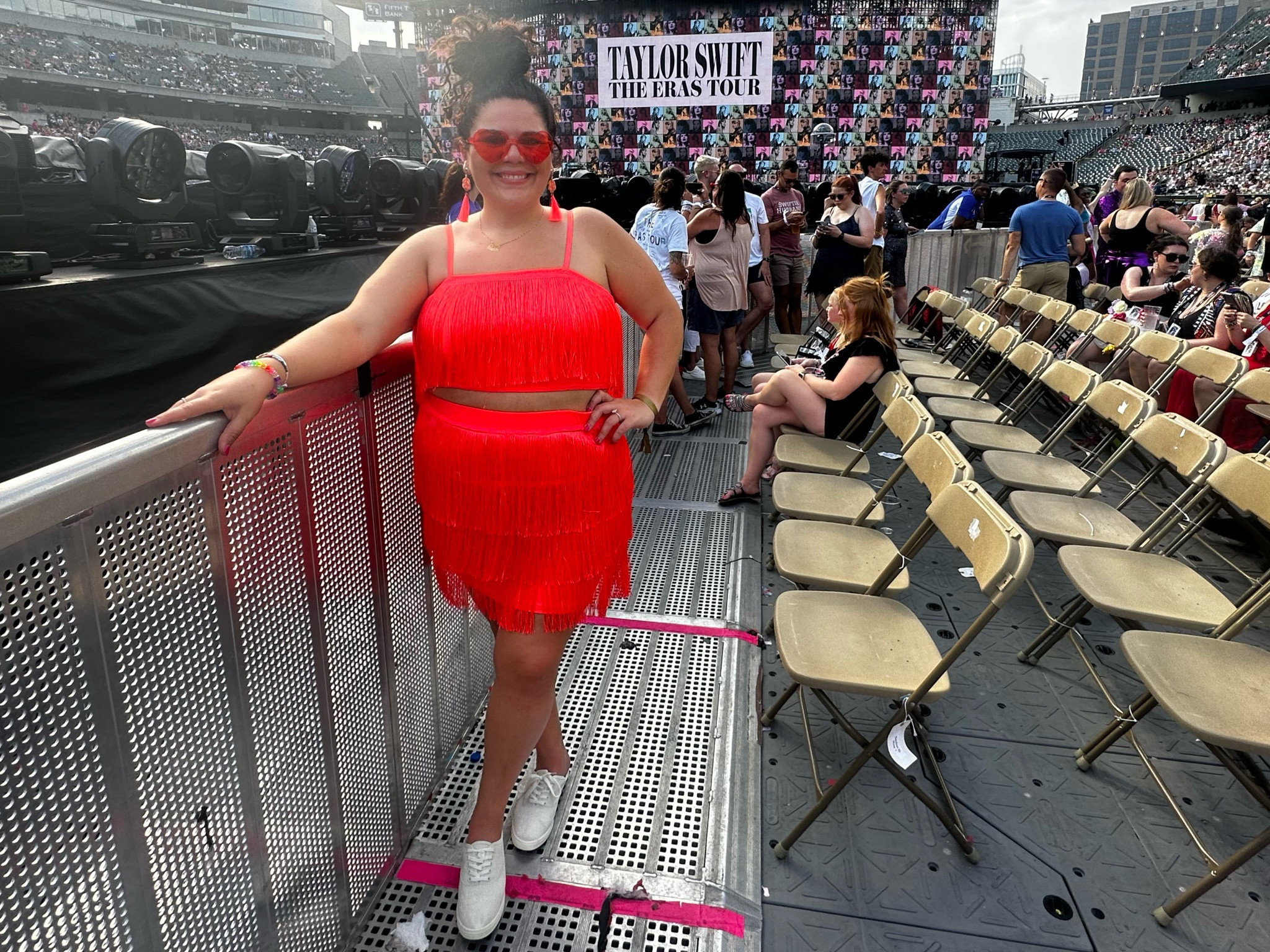 I’m doing good, I’m on some new shit.
🪩🪩🪩
#taylorswift #theerastour #swifties #cincyTStheerastour #concerts #taylornation 

#LTKcurves