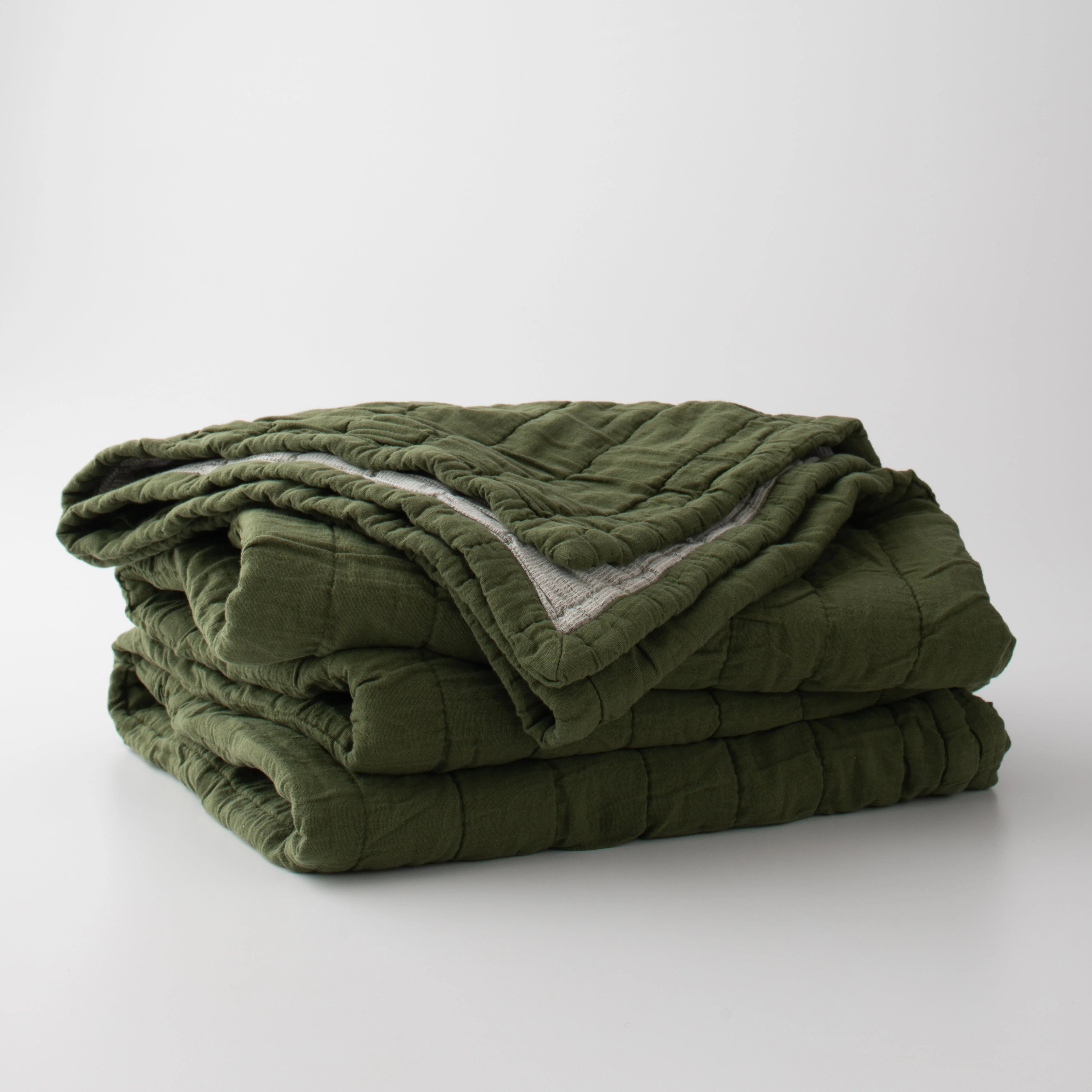 Channeled Cotton Quilt | Schoolhouse