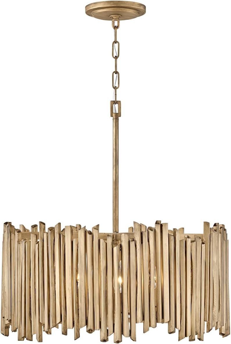 Hinkley Roca 30025BNG Medium Drum Chandelier - from The Lisa McDennon Collection, Handmade, Hand-... | Amazon (US)