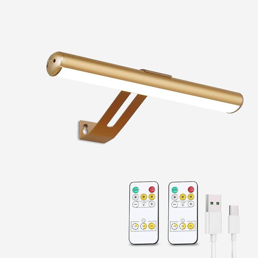 Rechargeable Picture Light, Cordless Picture Light for Paintings with 2 Remotes, Metal Picture Fr... | Amazon (US)