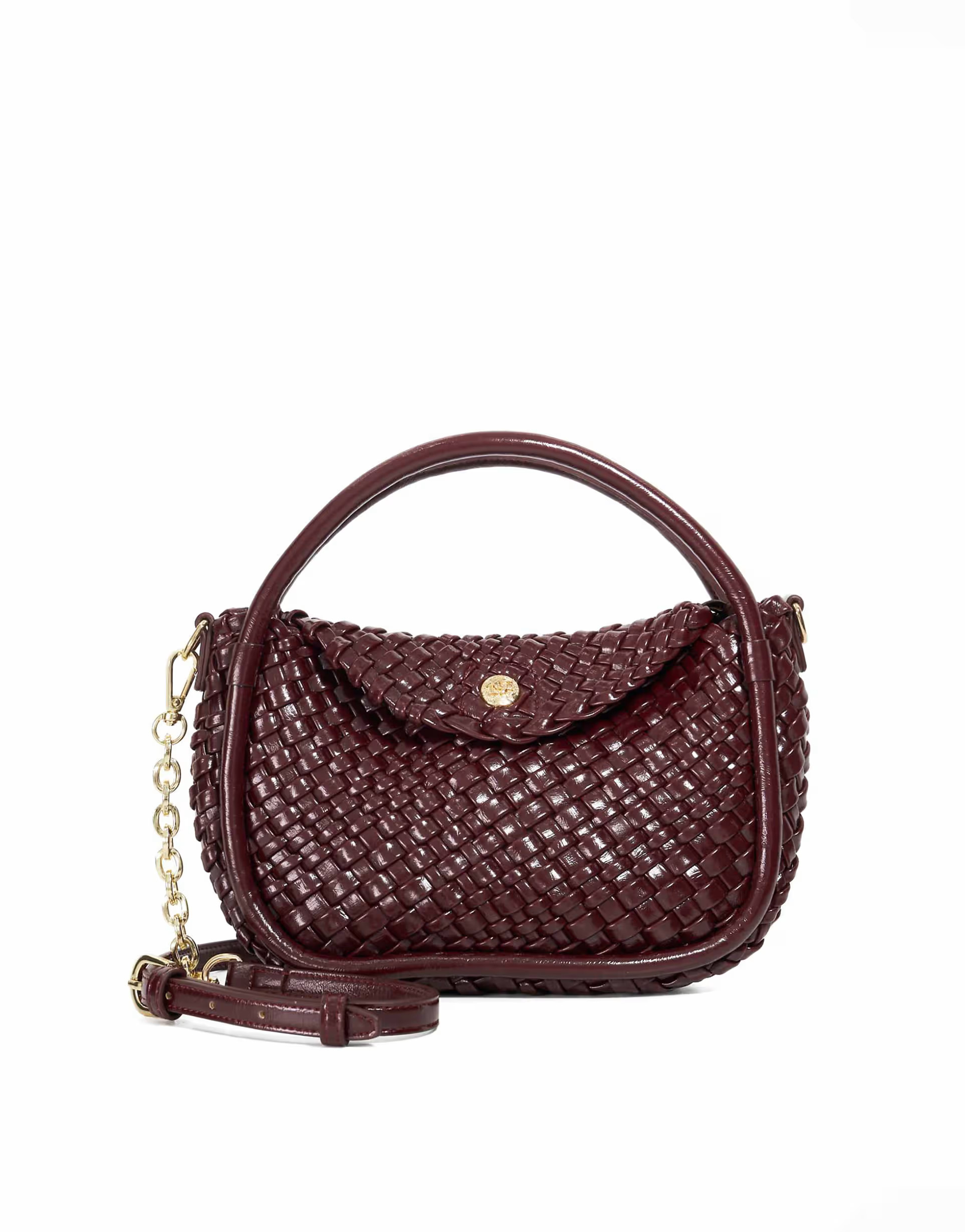 Dune London Dinideliberate grab bag in burgundy | ASOS (Global)