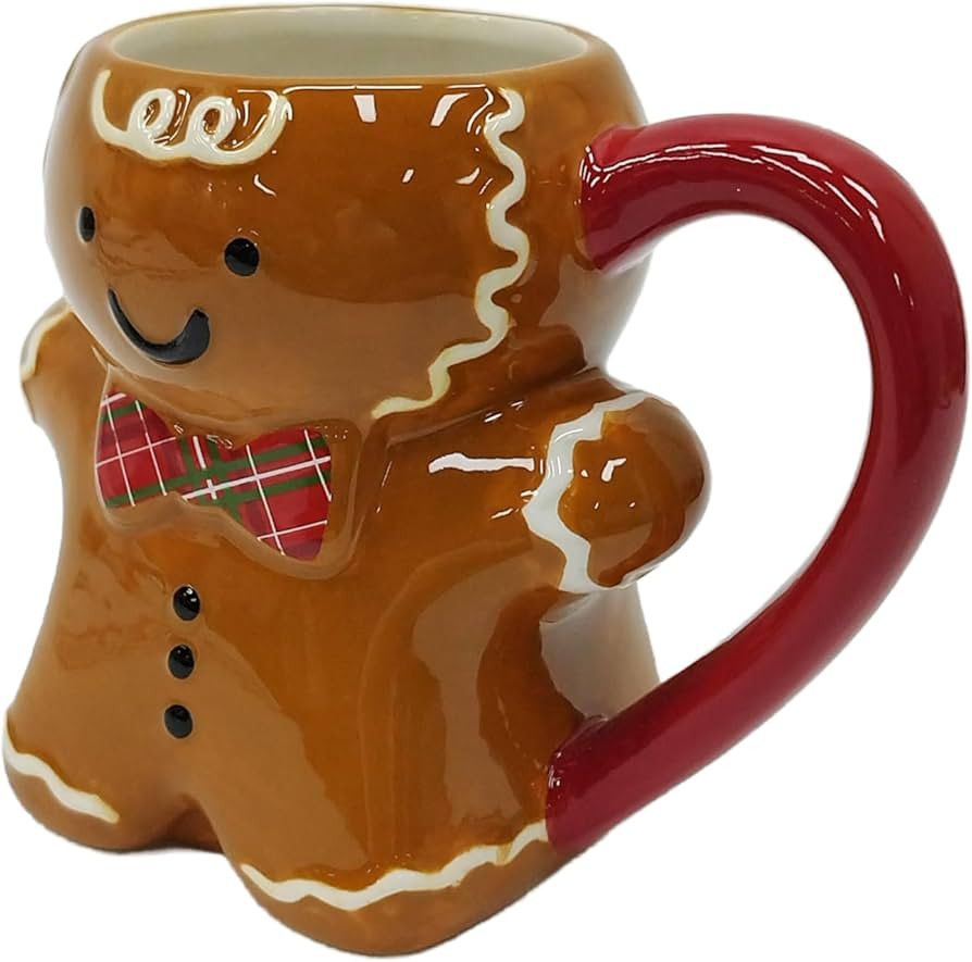 Ashland 16oz. Gingerbread Ceramic Mug, Holiday and Christmas Home Decor | Amazon (US)