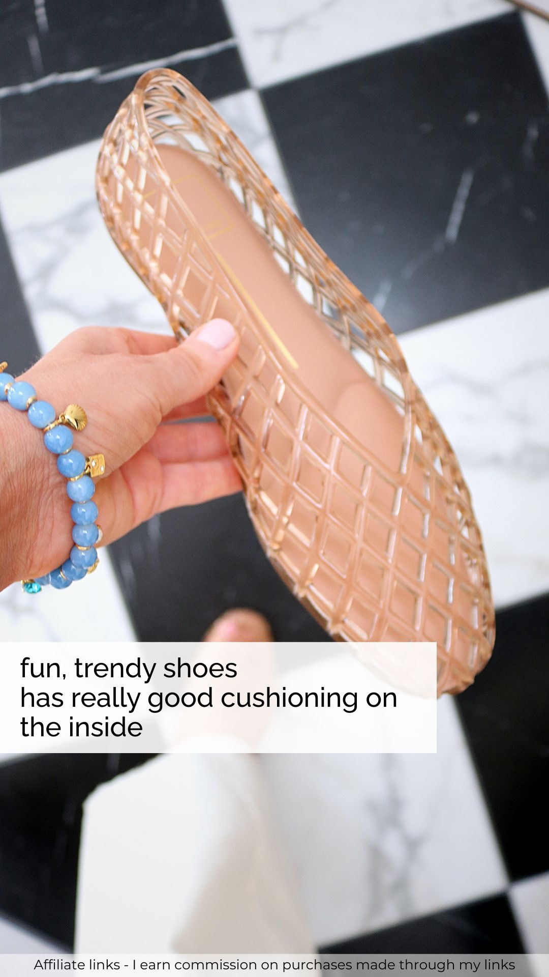 Affiliate links - I earn commission on purchases made through my links | jelly shoes 