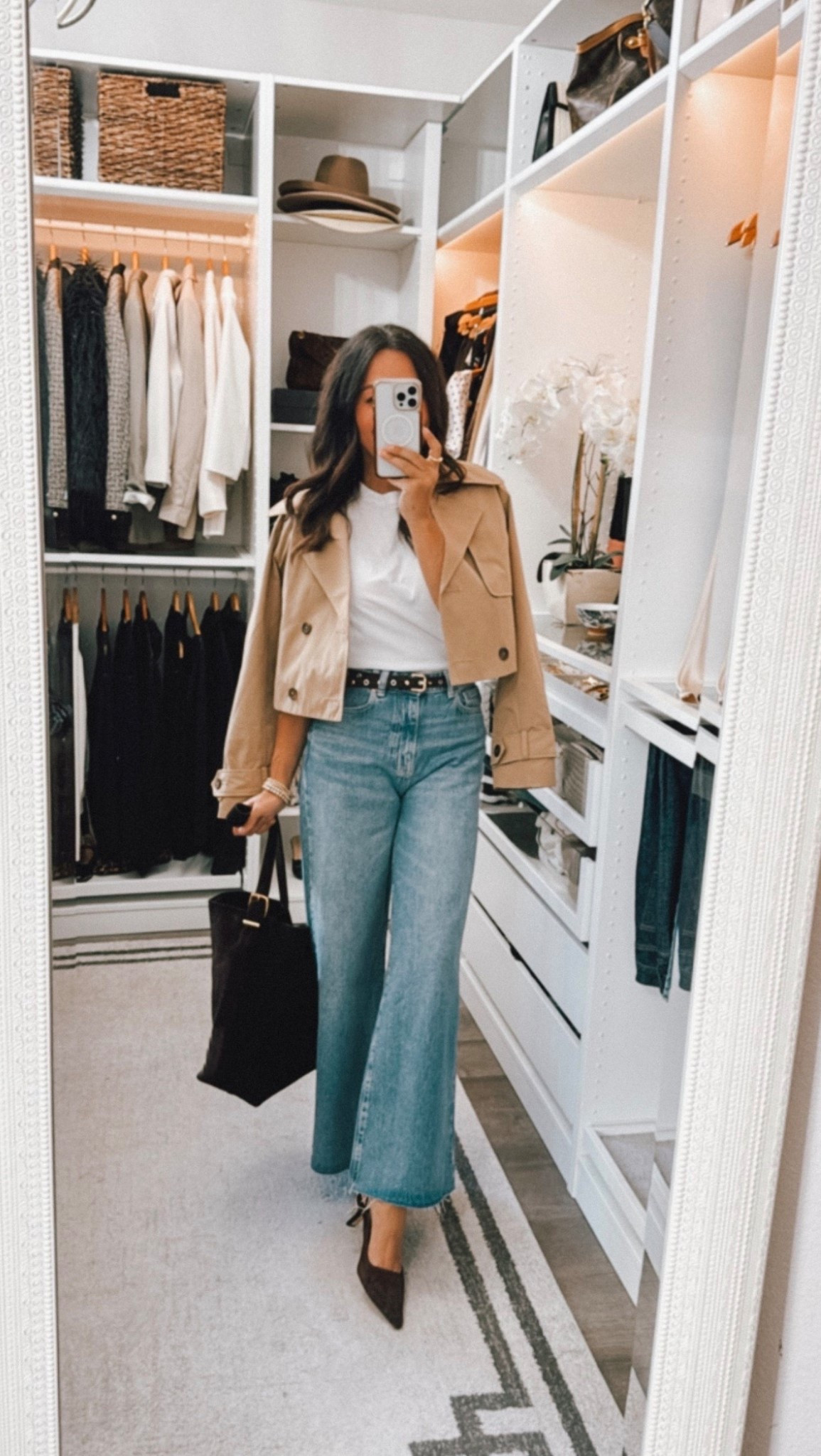 Trench back in stock♥️ perfect as we enter Spring 

#LTKOver40 #LTKootd