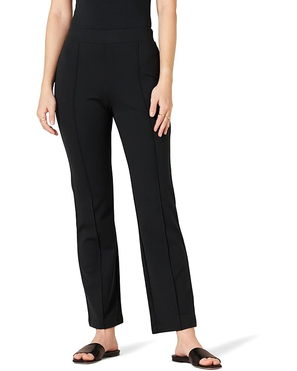 Amazon Essentials Women's Ponte Pull-On Mid Rise Ankle Length Pants | Amazon (US)